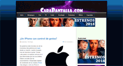 Desktop Screenshot of carapantalla.com